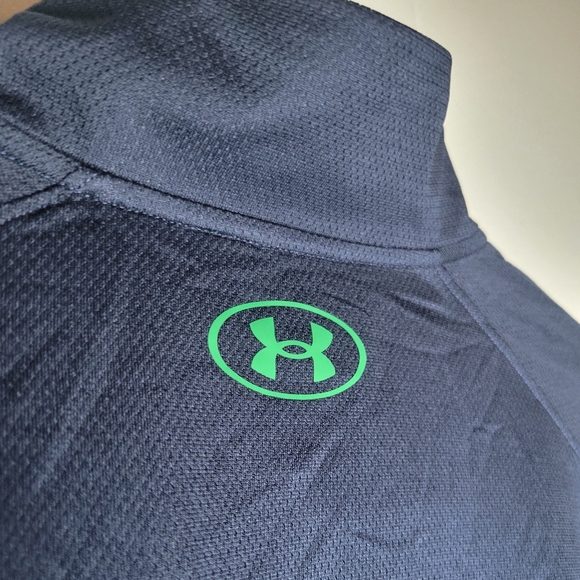 NWT Notre Dame Under Armour College Game Day Collection ½ Zip Loose Fit Shirt MD - Picture 7 of 14